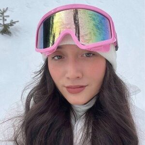 POLASUP Oversized Ski Goggles With Eye Mask, Women's Full-Coverage Protective